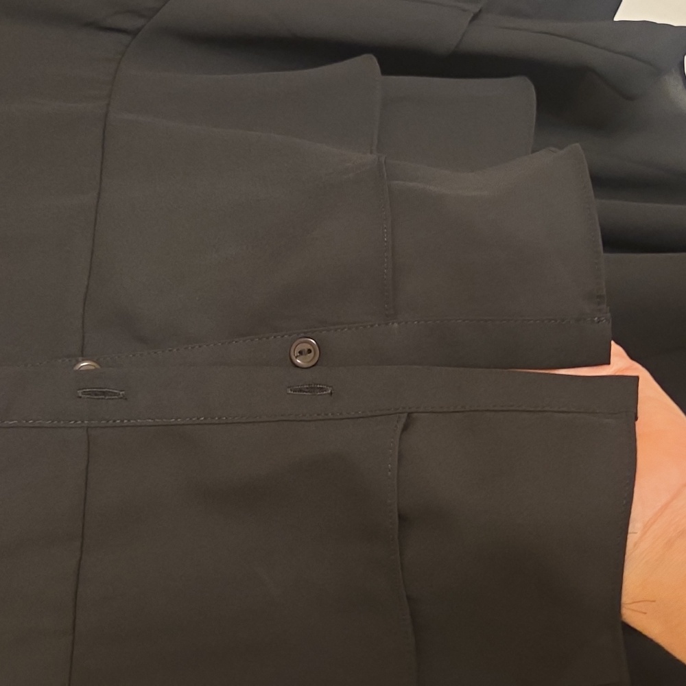 Soprano ruffle high-low Black  Shirt, Brand New. Med.